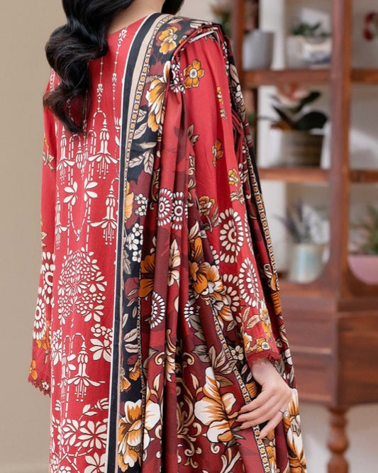 Johra Eira | Embroidered Printed Kotrai | Design 515