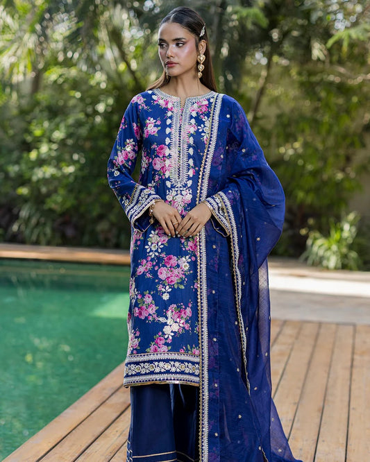 Zellbury Signature | Embroidered Monar | Design 519