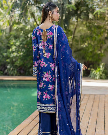 Zellbury Signature | Embroidered Monar | Design 519