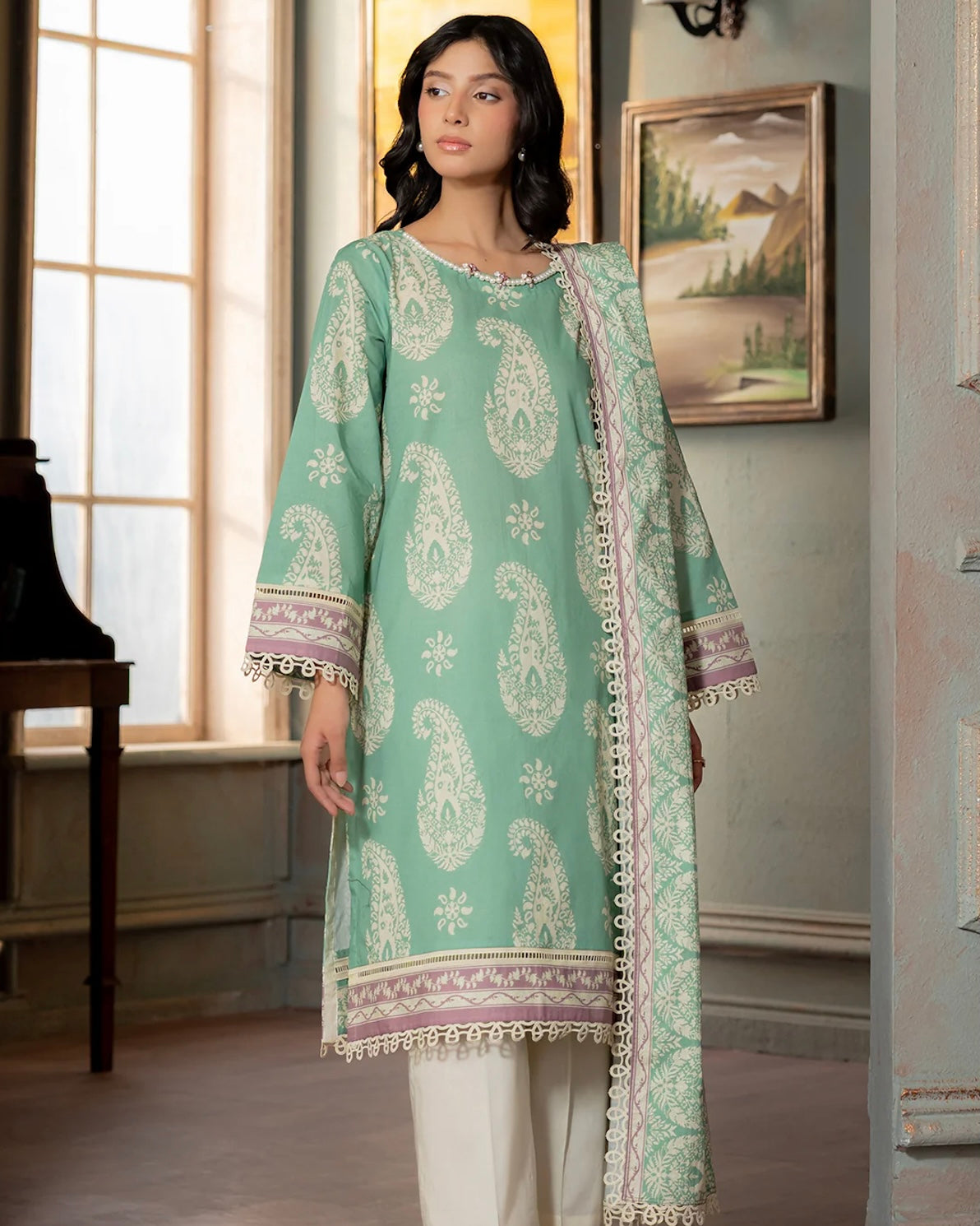 Zellbury | Printed Lawn 2pc | Design 521