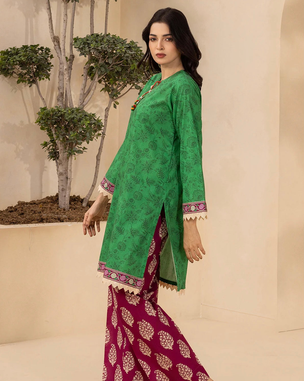 Zellbury | Printed Lawn 2pc | Design 525