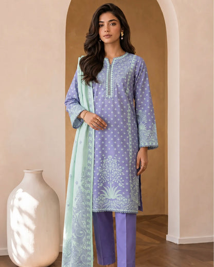 Zellbury | Paste Printed Cotton 3pc | Design 52