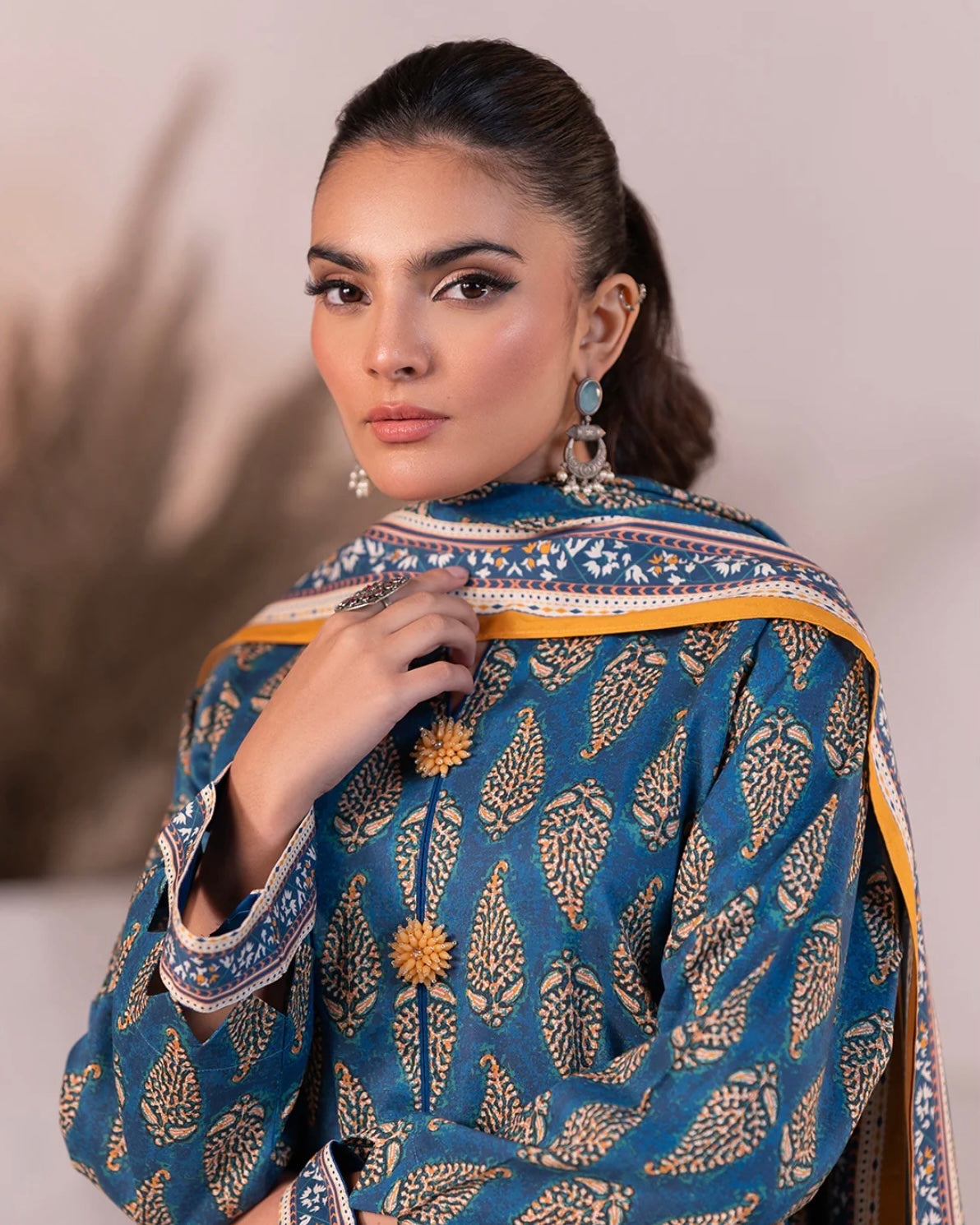 Zellbury | Printed Viscose 3Pc | Design 532