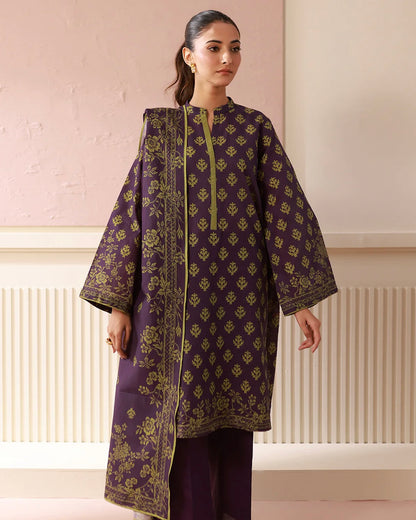 Zellbury | Printed Khaddar 2Pc | Design 549