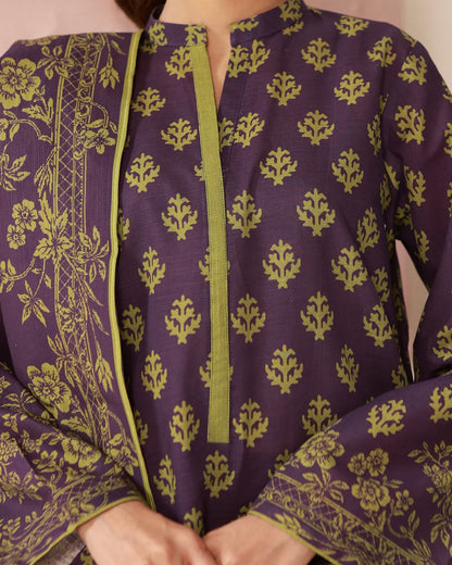 Zellbury | Printed Khaddar 2Pc | Design 549