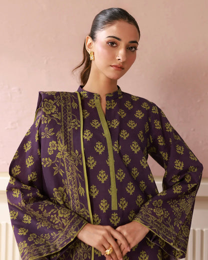 Zellbury | Printed Khaddar 2Pc | Design 549