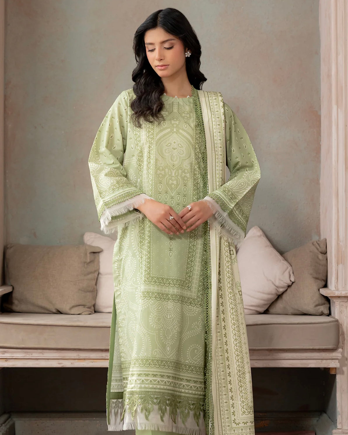 Zellbury | Printed Lawn 3pc | Design 555