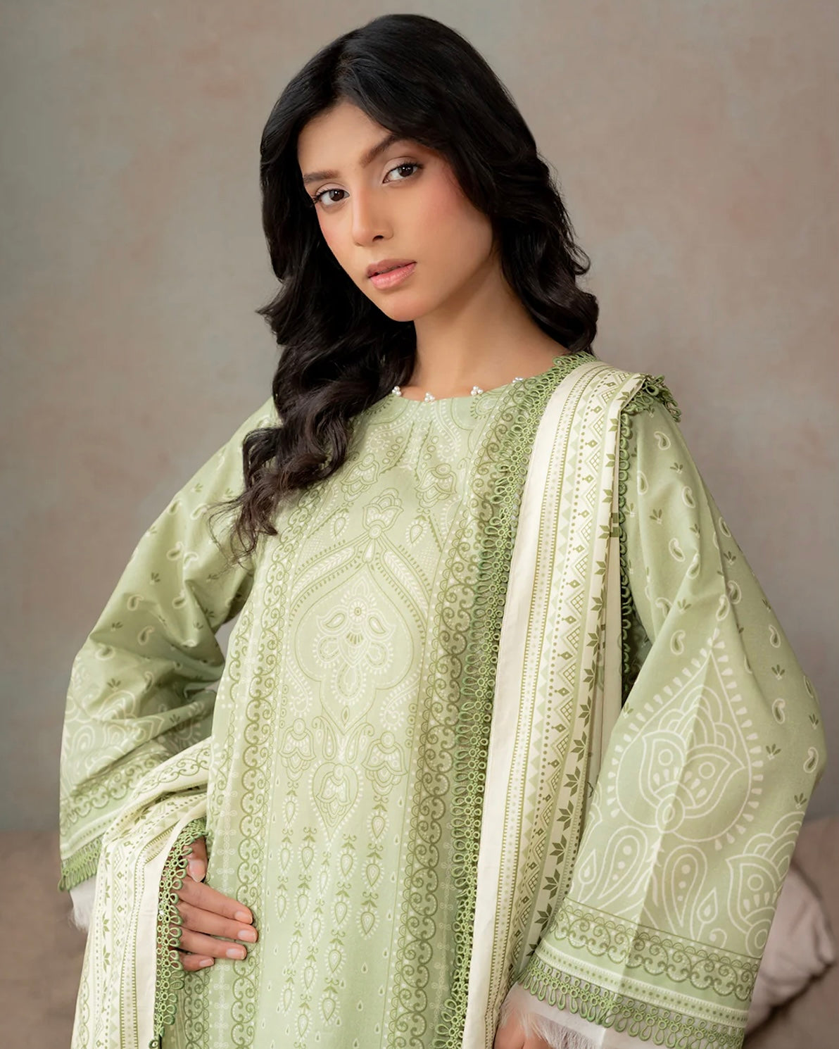 Zellbury | Printed Lawn 3pc | Design 555