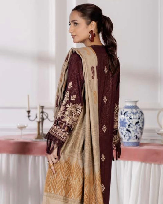 Johra Gulfishan | Zari Peach Leather | Design 558