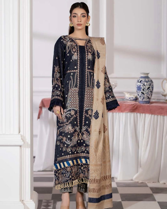 Johra Gulfishan | Zari Peach Leather | Design 561