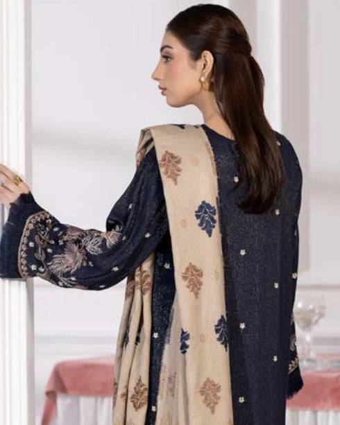 Johra Gulfishan | Zari Peach Leather | Design 561