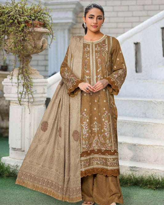 Johra Gulfishan | Zari Peach Leather | Design 562