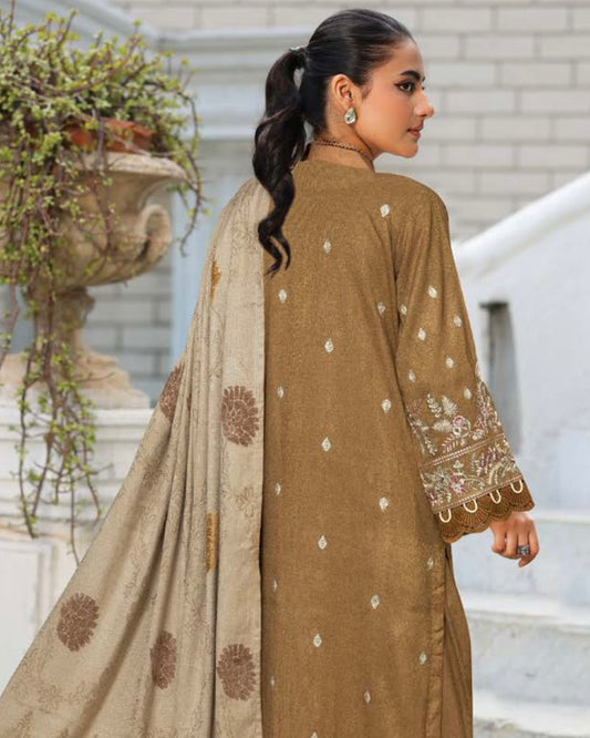 Johra Gulfishan | Zari Peach Leather | Design 562