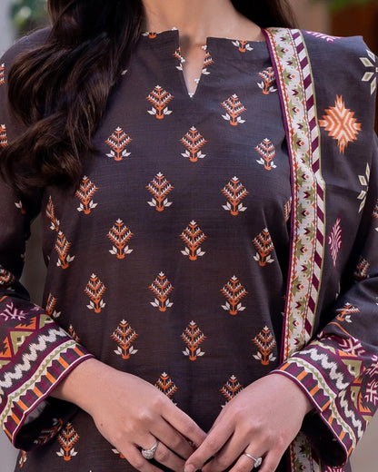 Zellbury | Printed Khaddar 2Pc | Design 562