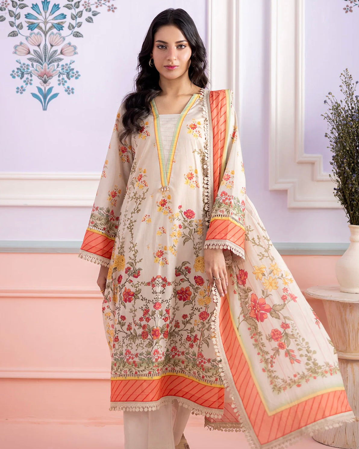 Zellbury | Printed Lawn 3pc | Design 563