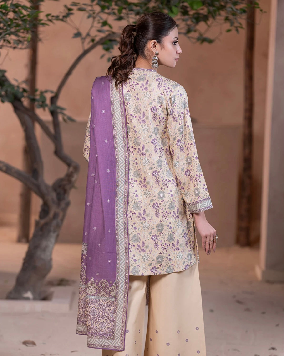 Zellbury | Printed Viscose 3Pc | Design 586