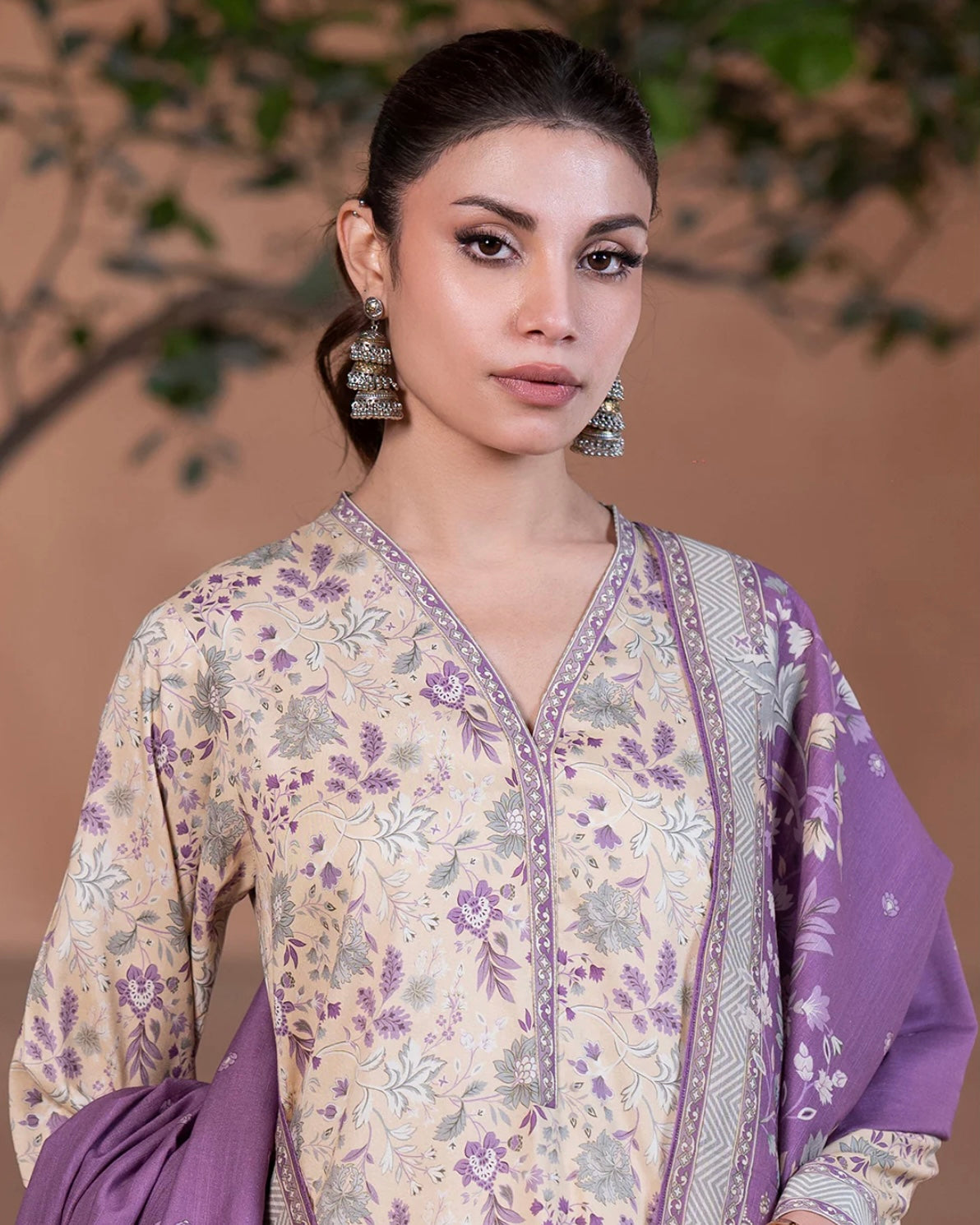 Zellbury | Printed Viscose 3Pc | Design 586