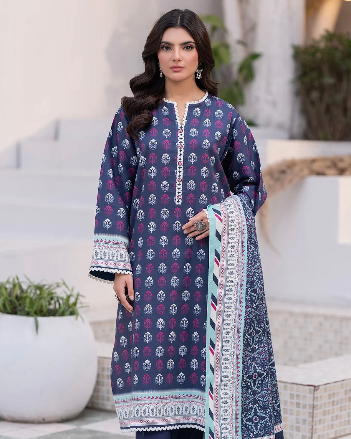 Zellbury | Printed Cotail 2Pc | Design 587