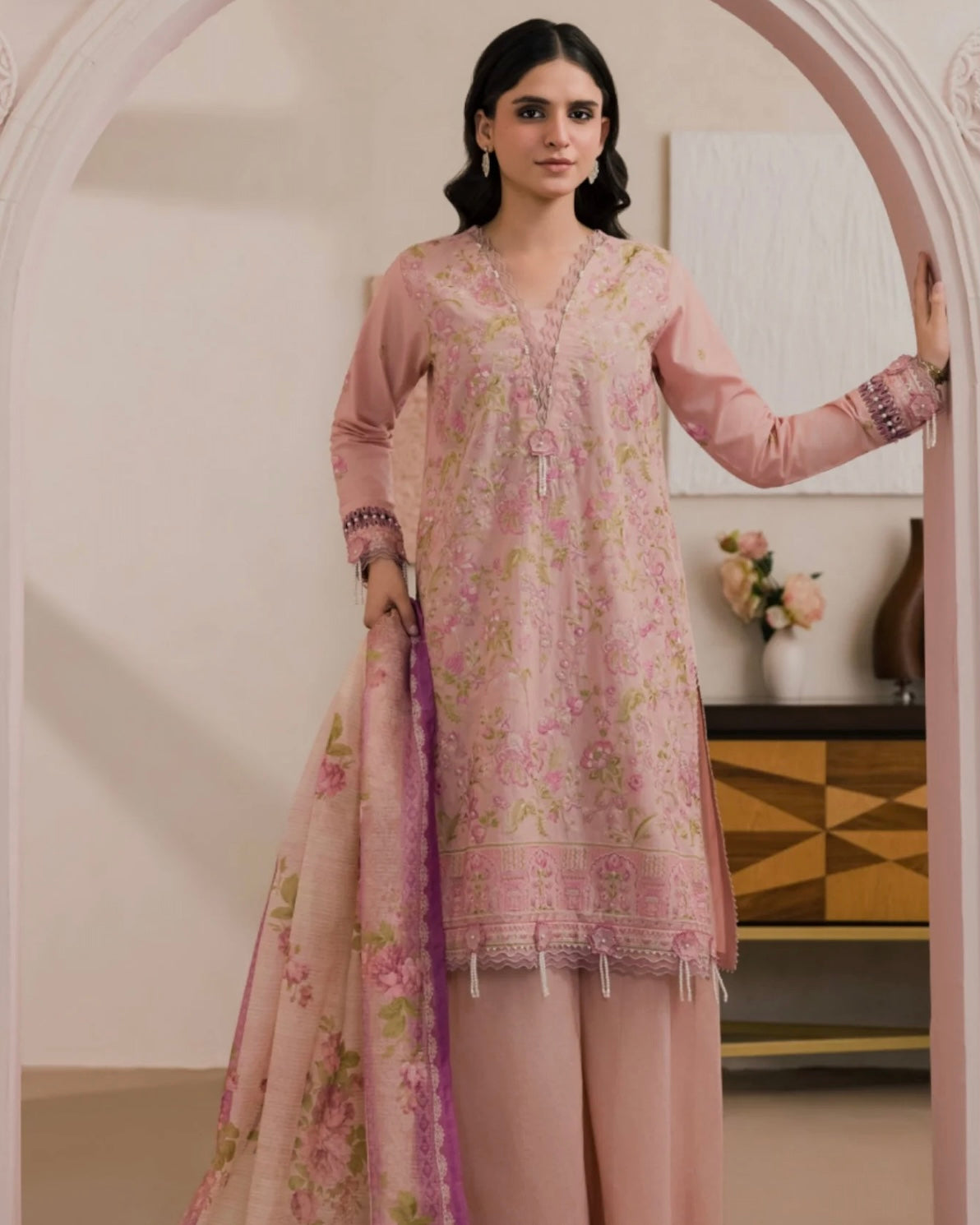 Zellbury Signature | Embroidered Lawn | Design 587
