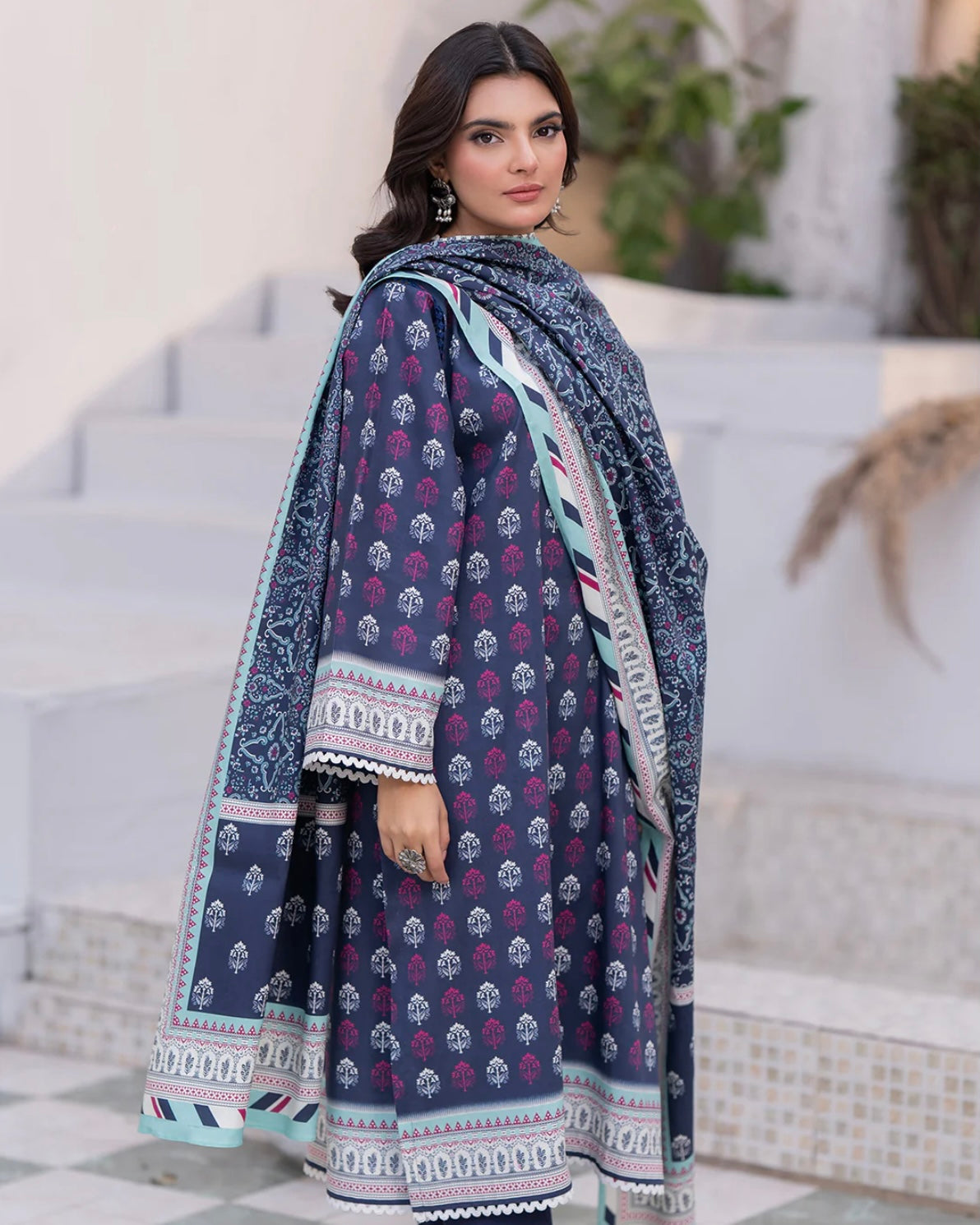 Zellbury | Printed Cotail 2Pc | Design 587