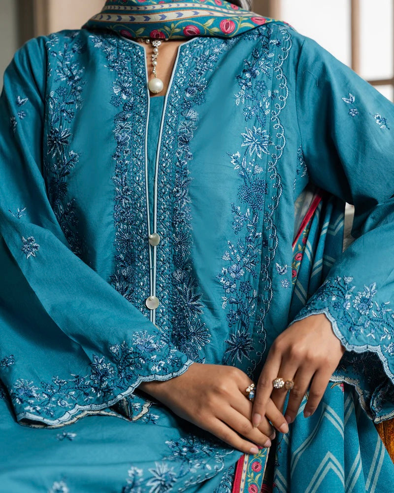 Zellbury Signature | Embroidered Lawn | Design 588