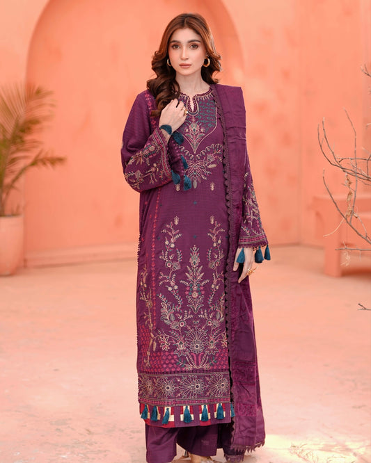 Johra Hoorish | Dhanak Velvet Jacquard | Design 590