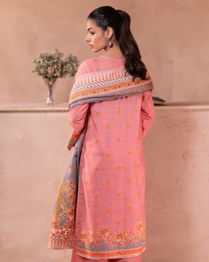Zellbury | Embroidered Khaddar 3Pc | Design 590