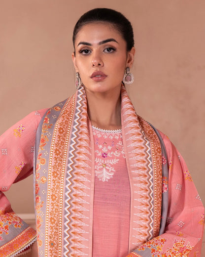 Zellbury | Embroidered Khaddar 3Pc | Design 590
