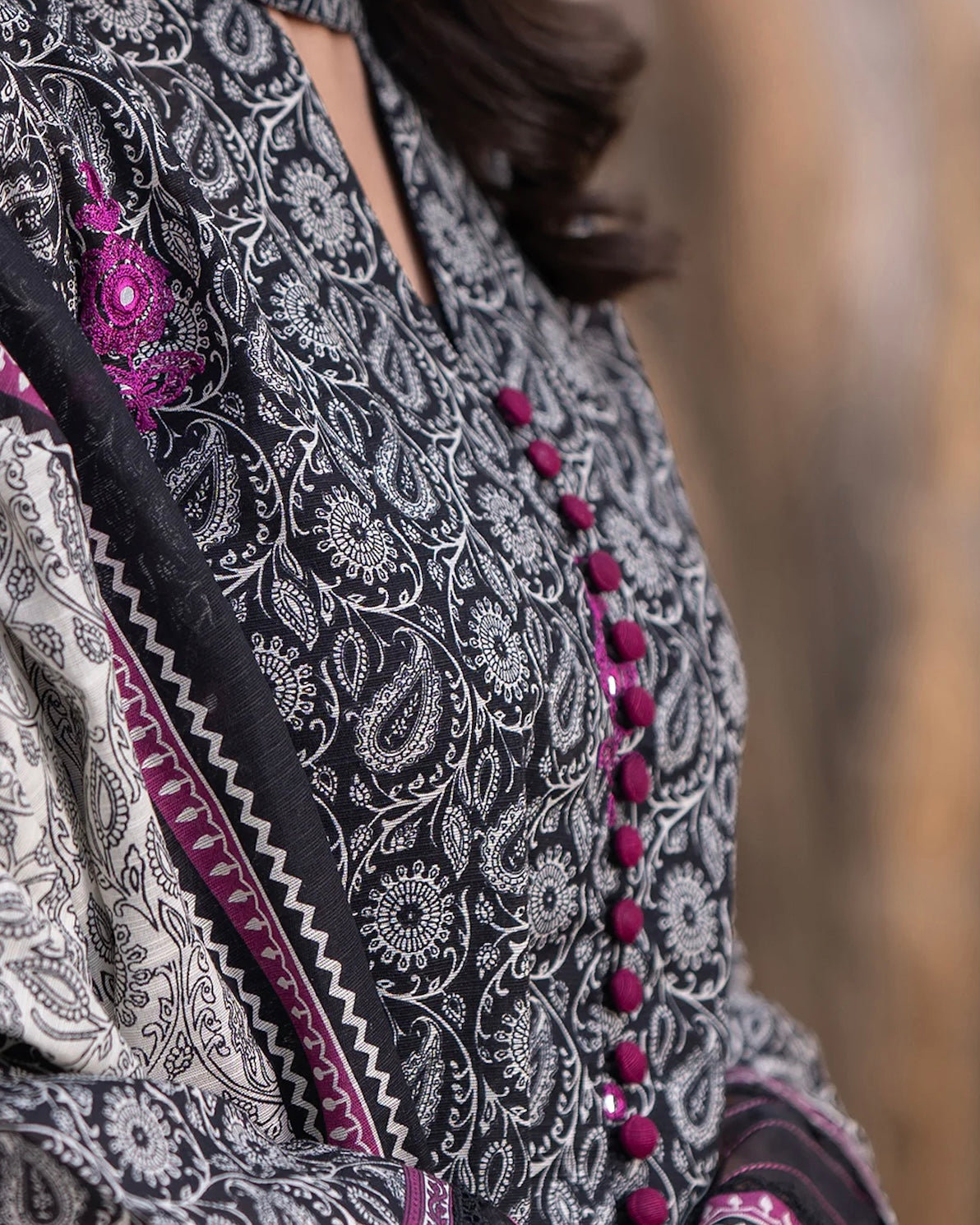 Zellbury | Embroidered Khaddar 3Pc | Design 592