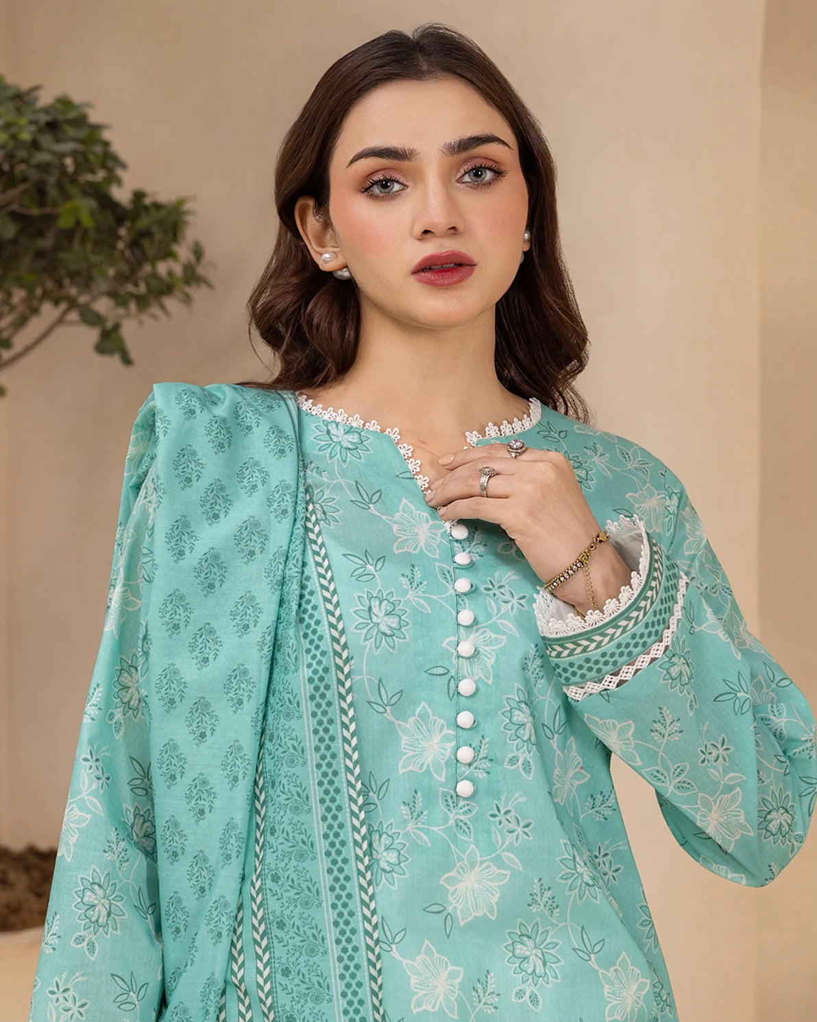 Zellbury | Printed Lawn 2pc | Design 594