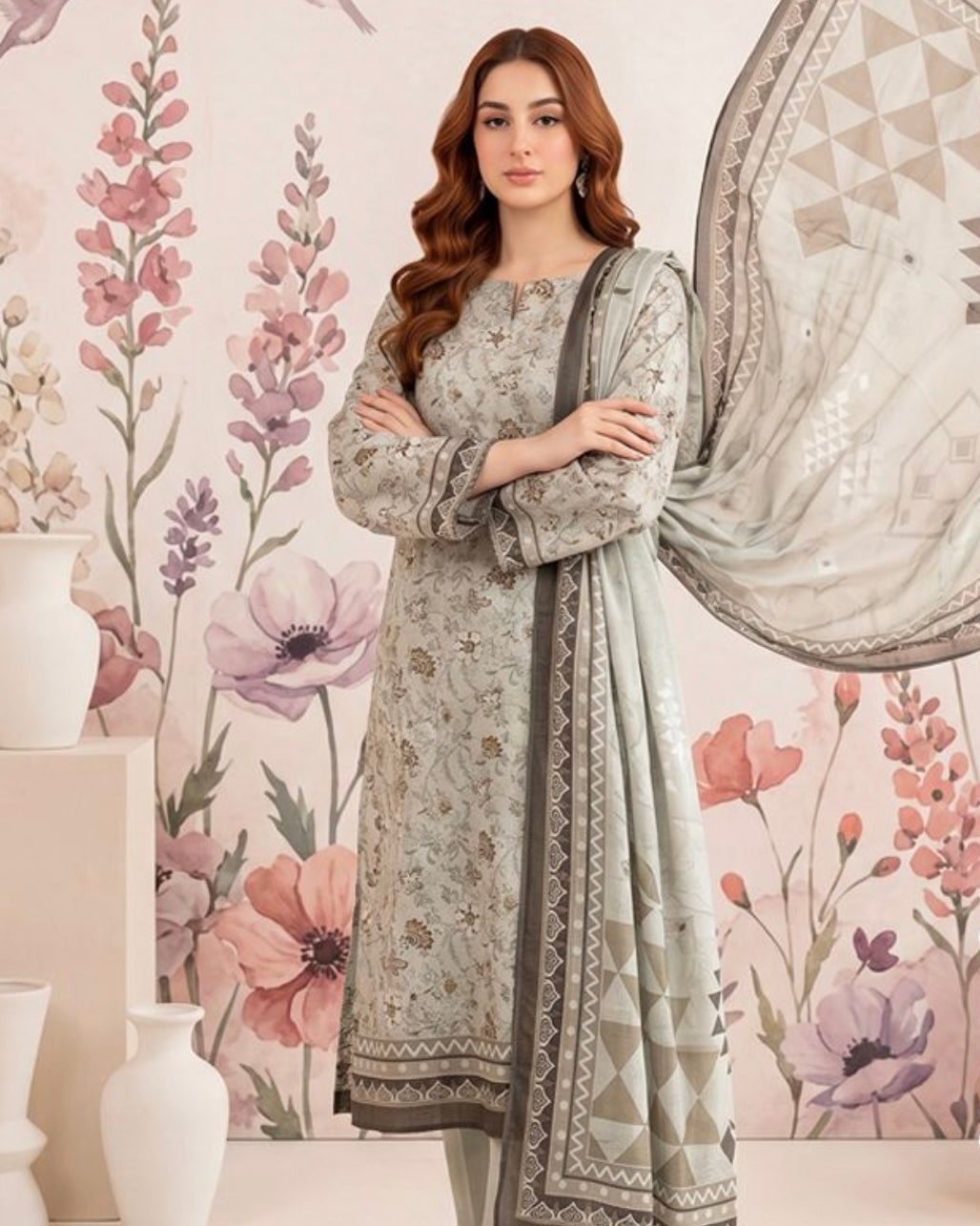 Regalia Salina Vol 20 | Printed Lawn 3pc | Design 5