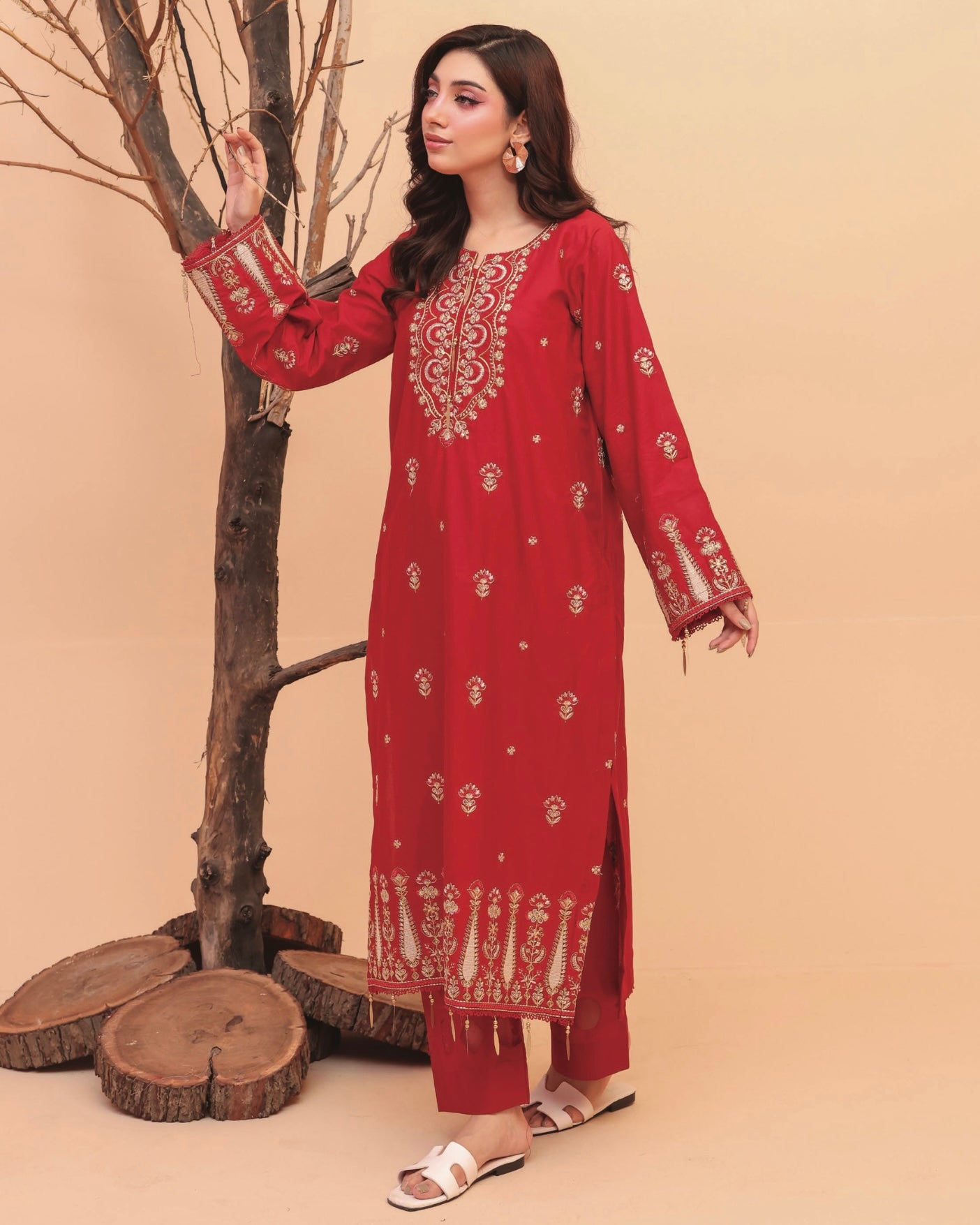 Gullerukh Meri Kahani | Embroidered Lawn 2pc | Design 5