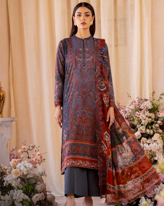 Rang Pasand by GullJee | Design 5 | Embroidered Lawn 3pc