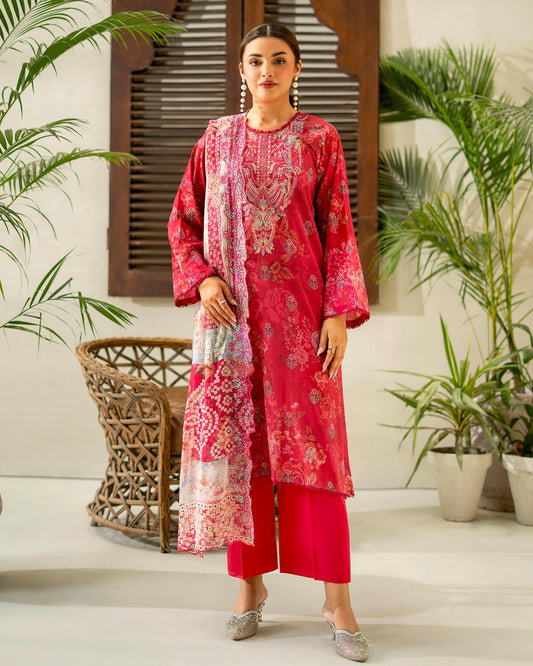 GullJee Rang Pasand | Embroidered Lawn | Design 5