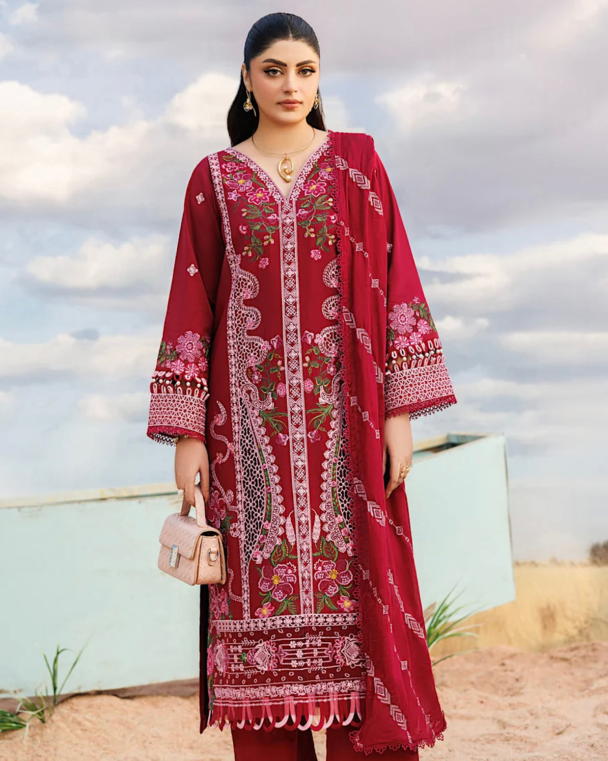 Parishay Shangrila Vol 2 | Embroidered Luxury Lawn | Design 5
