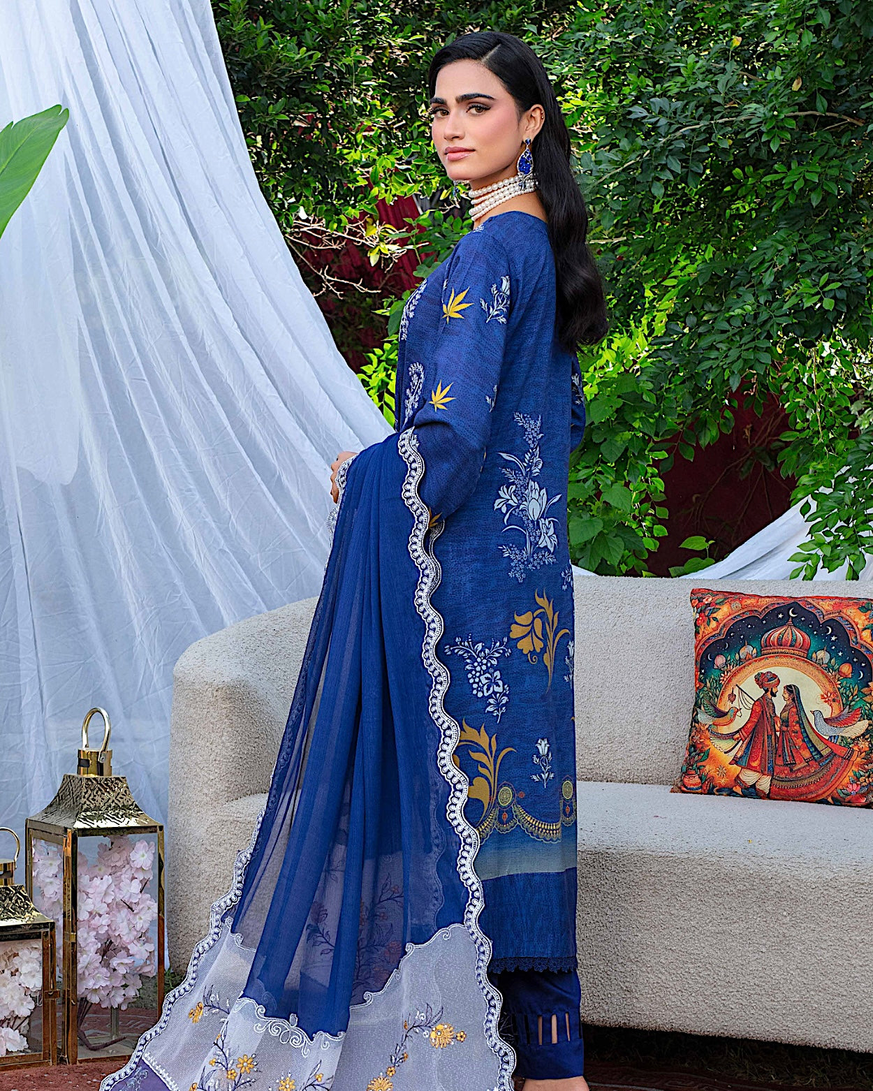 GulleRukh Amal | Embroidered Viscose Pure Dupatta | Design 5