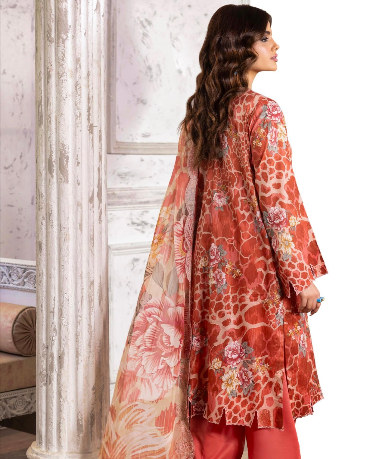 GullJee Rang Pasand | Embroidered Printed Lawn | Design 5