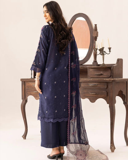 Palwasha Vaniya | Emb Karandi with Emb Chiffon Dupatta | Design 5