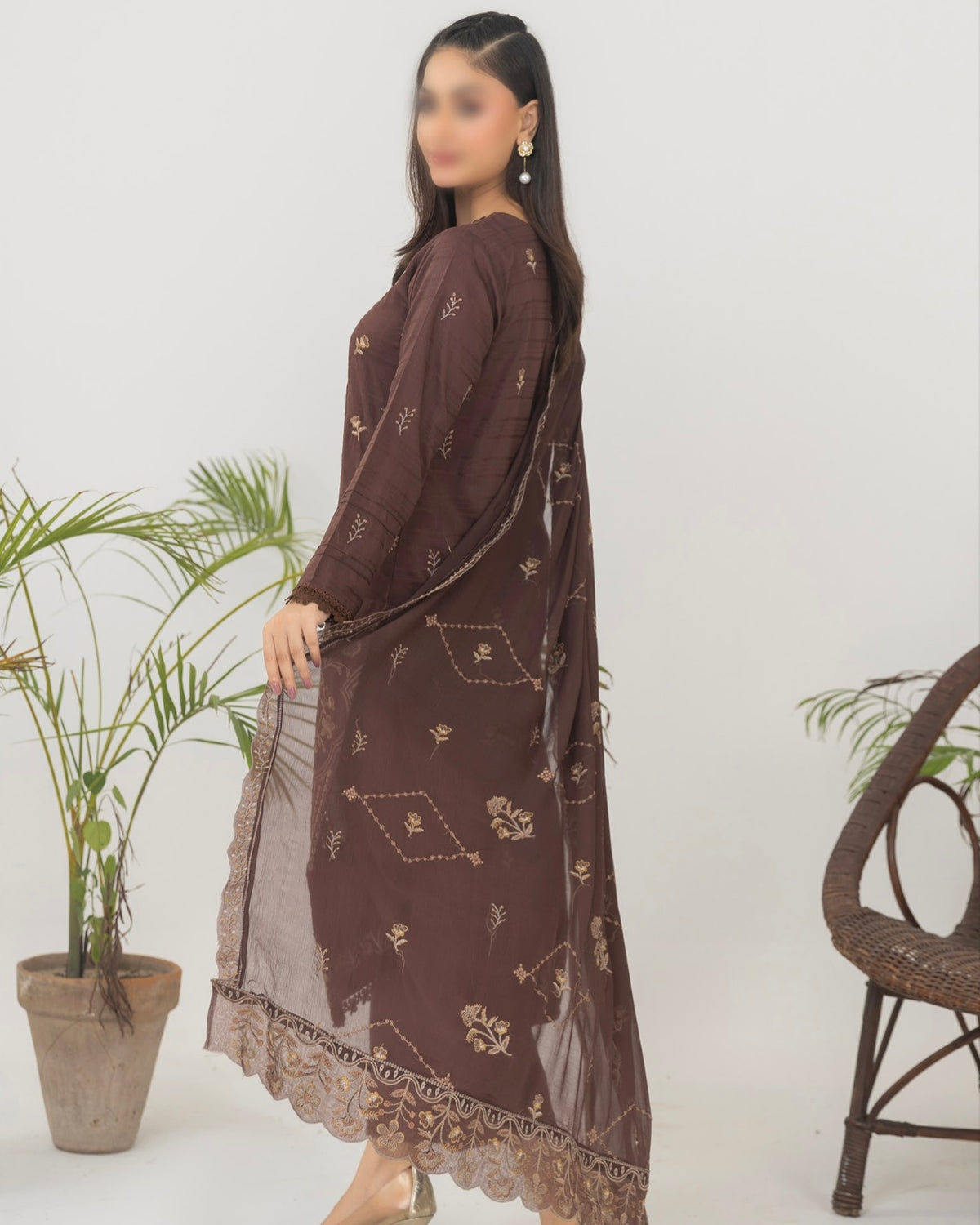 Fantak Mushq | Embroidered Viscose | Design 5