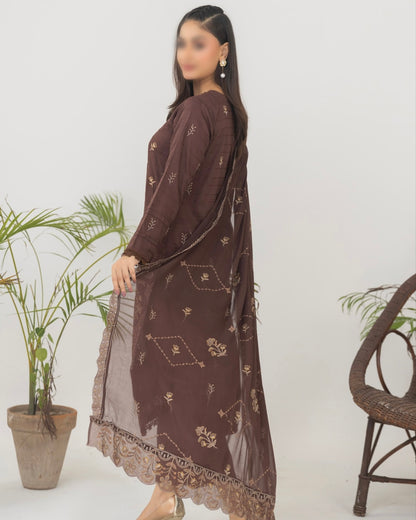 Fantak Mushq | Embroidered Viscose | Design 5
