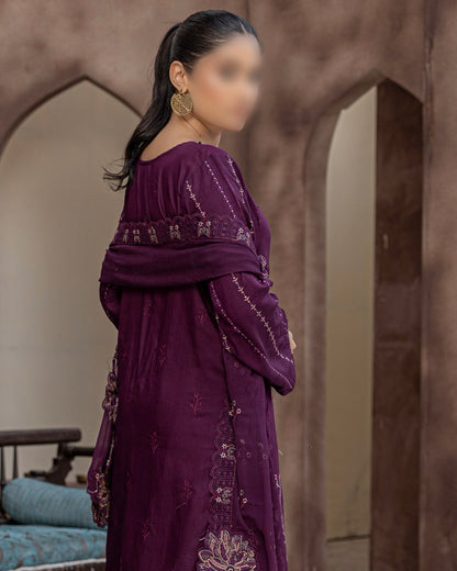 Fantak Ayra | Embroidered Doria Viscose | Design 5
