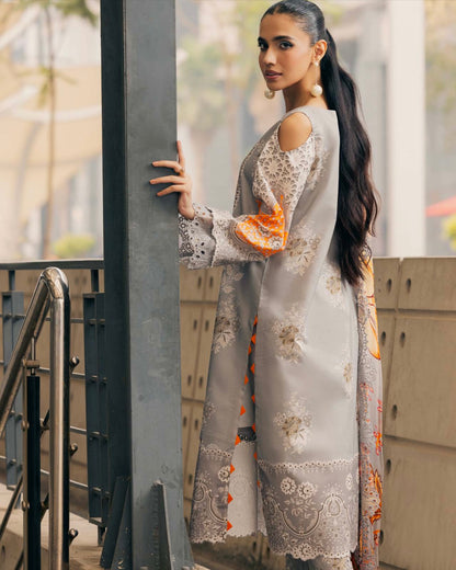 Charizma Infinity | Embroidered Printed Lawn | Design 5