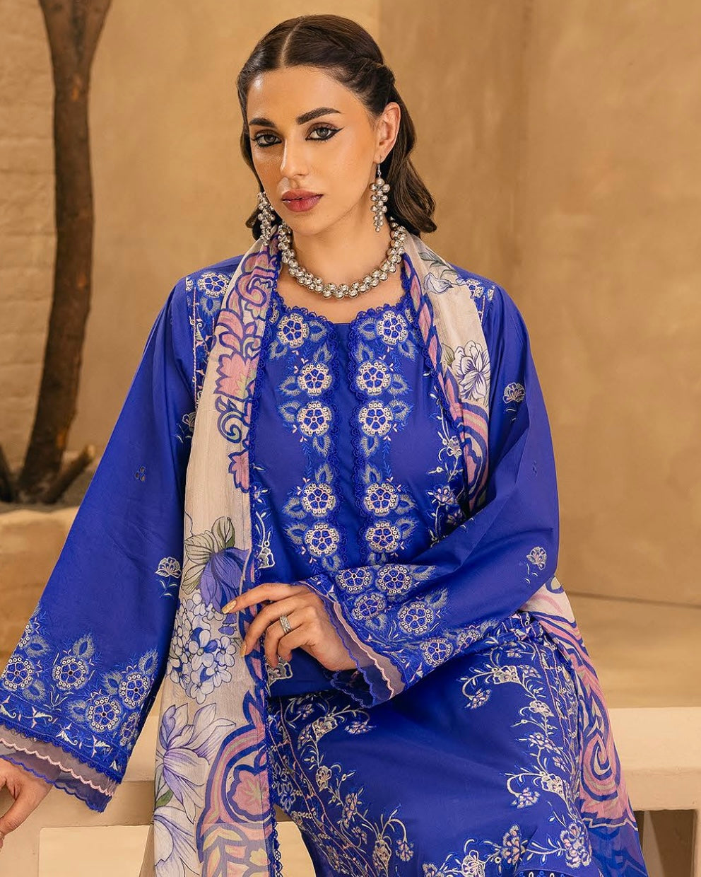 GullJee Sitara Noor | Embroidered Lawn | Design 5