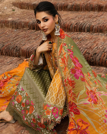 Charizma Chunri | Lawn Collection | Design 5