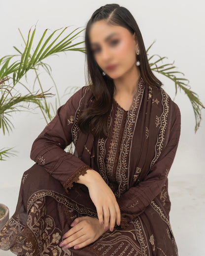 Fantak Mushq | Embroidered Viscose | Design 5