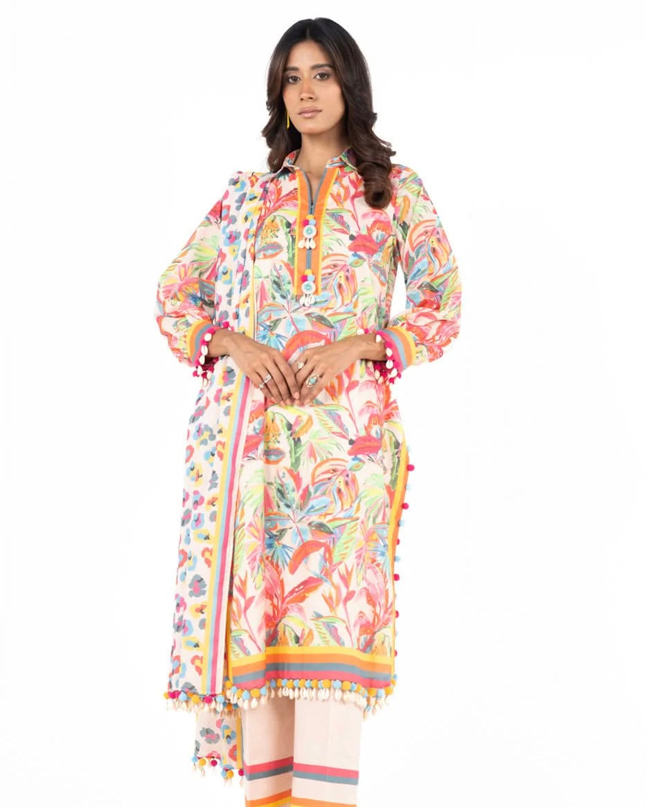 Alkaram | Printed Lawn 3pc | Design 5