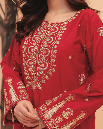 Gullerukh Meri Kahani | Embroidered Lawn 2pc | Design 5