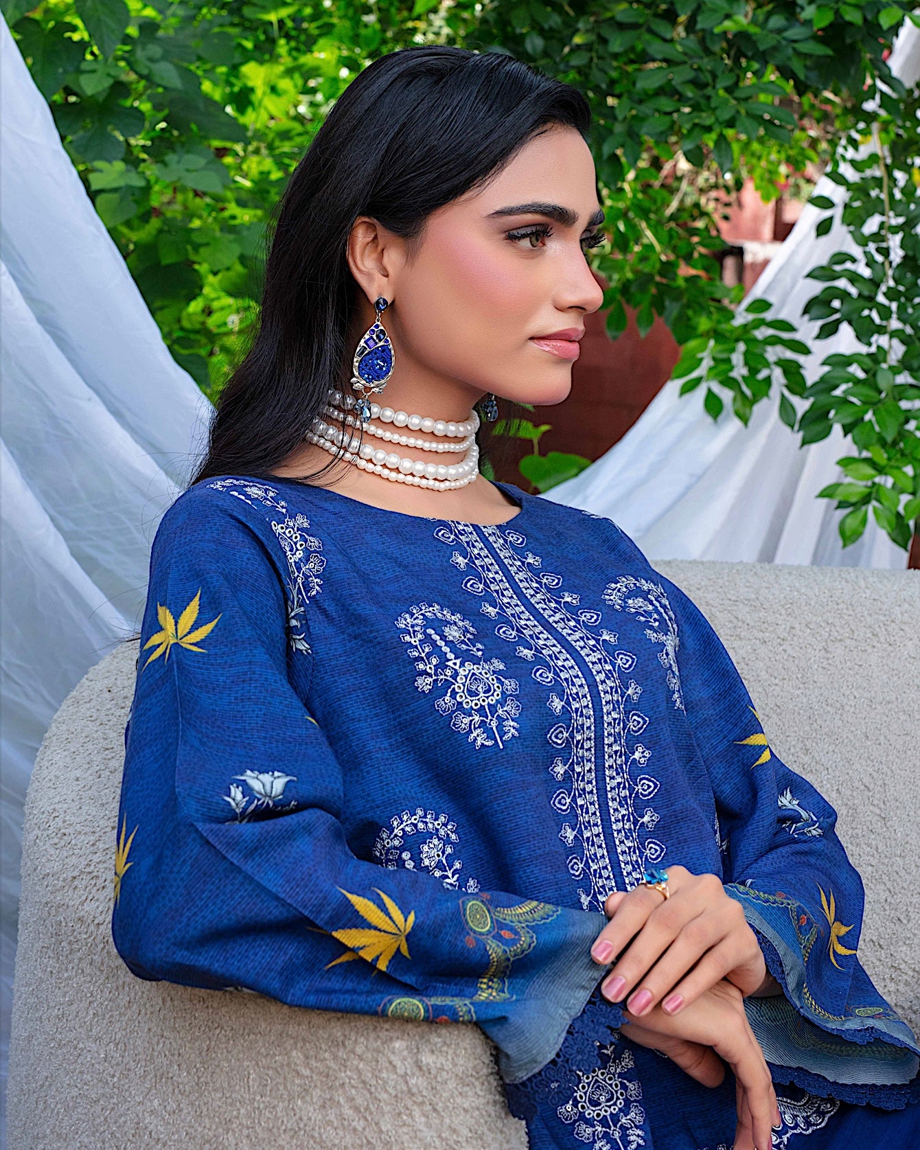 GulleRukh Amal | Embroidered Viscose Pure Dupatta | Design 5