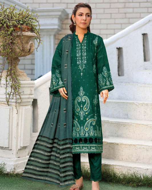 Johra Rawayat | Zari Peach Leather Velvet | Design 600