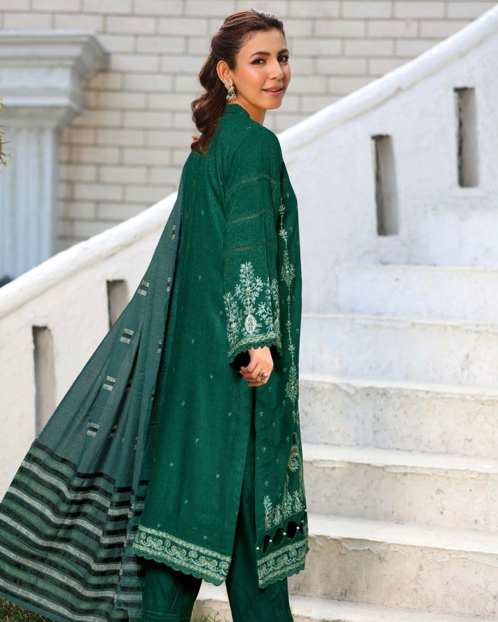 Johra Rawayat | Zari Peach Leather Velvet | Design 600